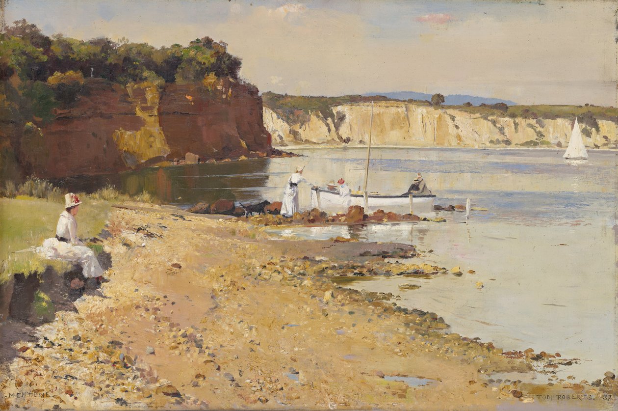 Slumbering Sea, Mentone by Tom Roberts