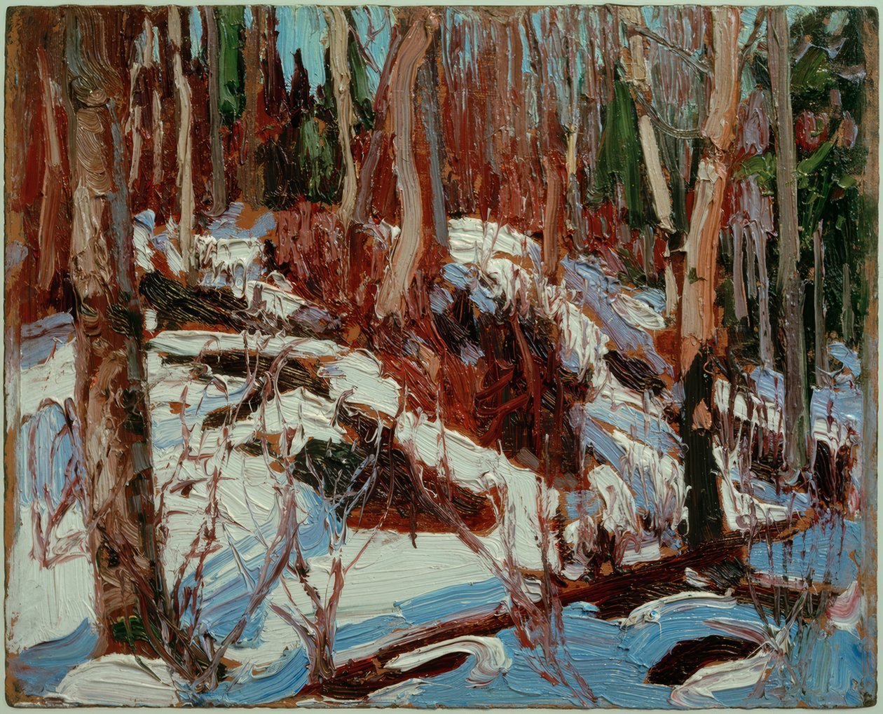 Winter Thaw in the Woods by Tom Thomson
