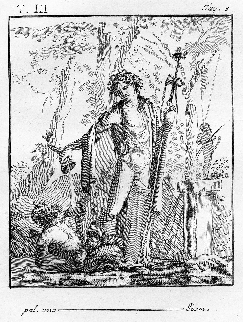Bacchus with Thyrsus, 1804 by Tommaso Piroli