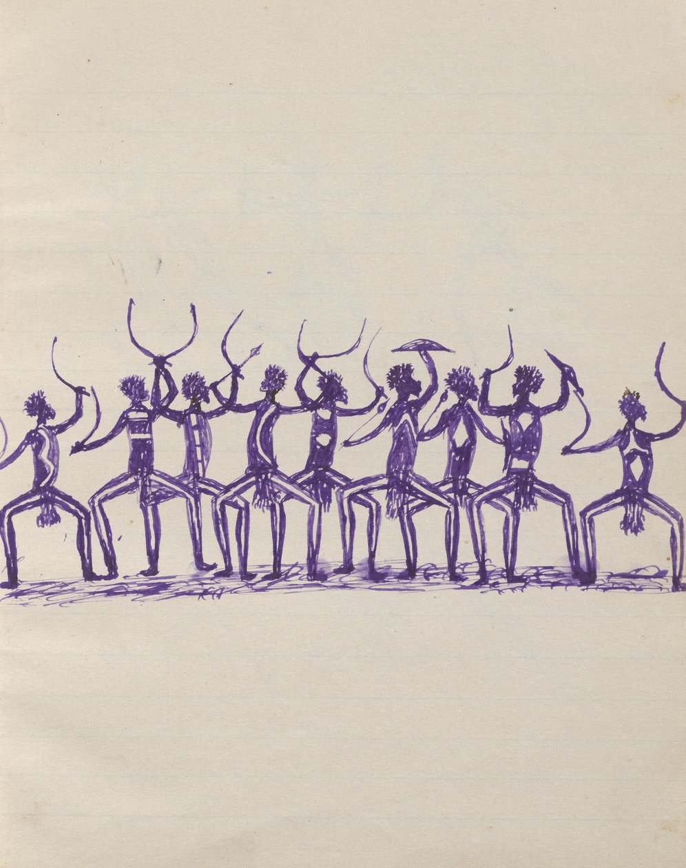Corroboree by Tommy McRae