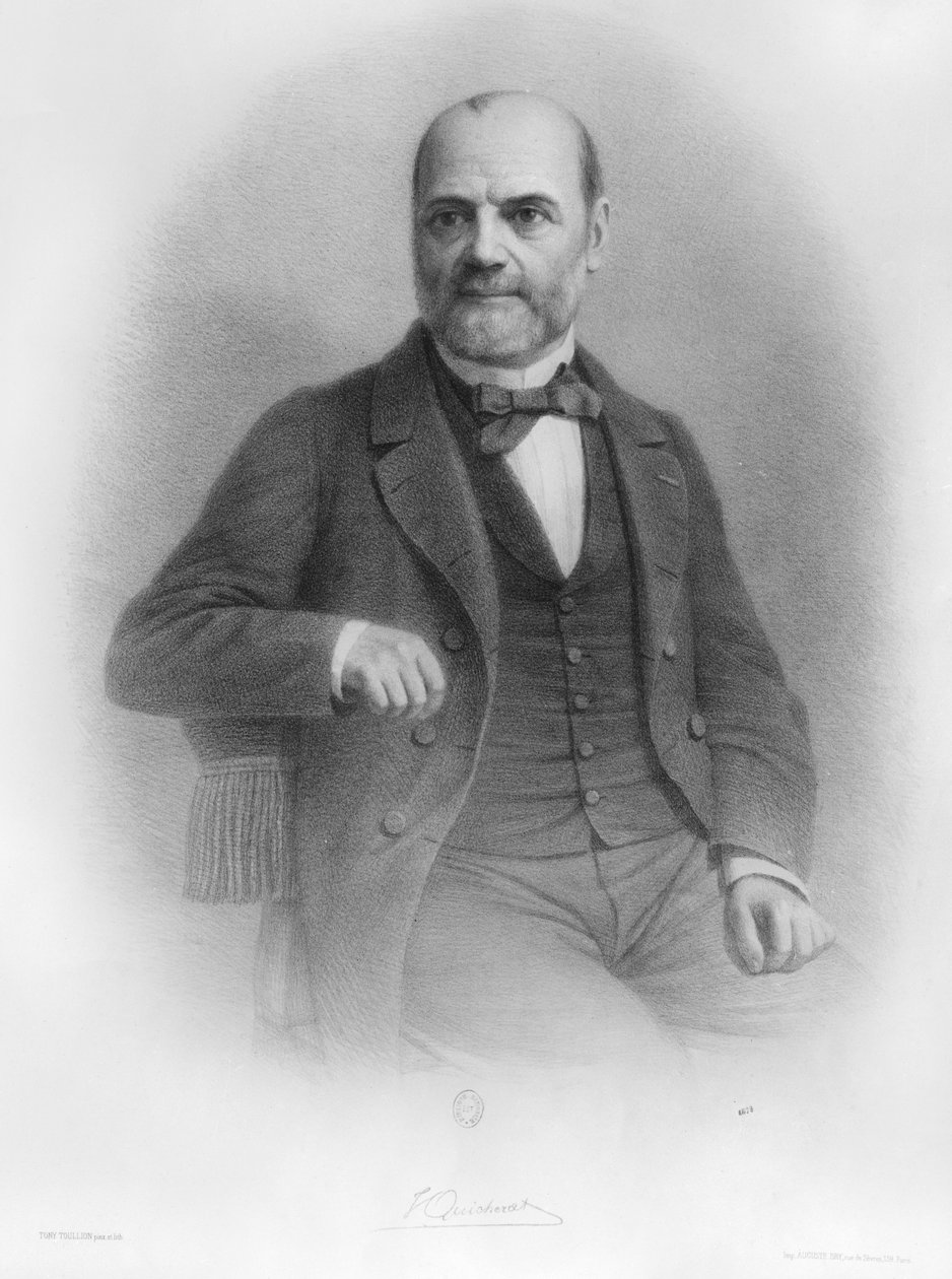 Jules Étienne Joseph Quicherat by Tony Toullion