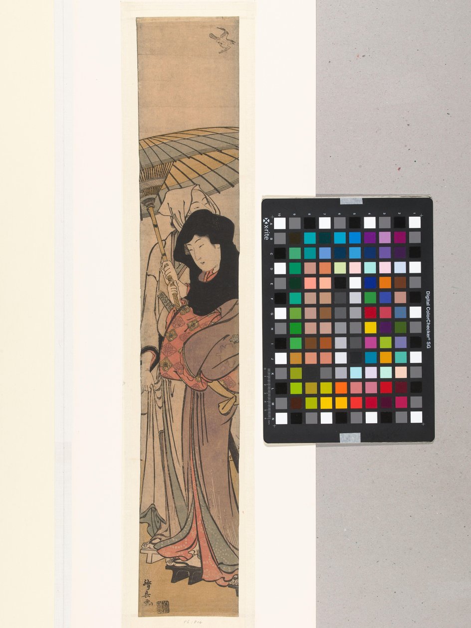 Ochiyo and Hanbei Fleeing by Torii Kiyonaga