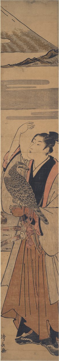 Young Falconer by Torii Kiyonaga