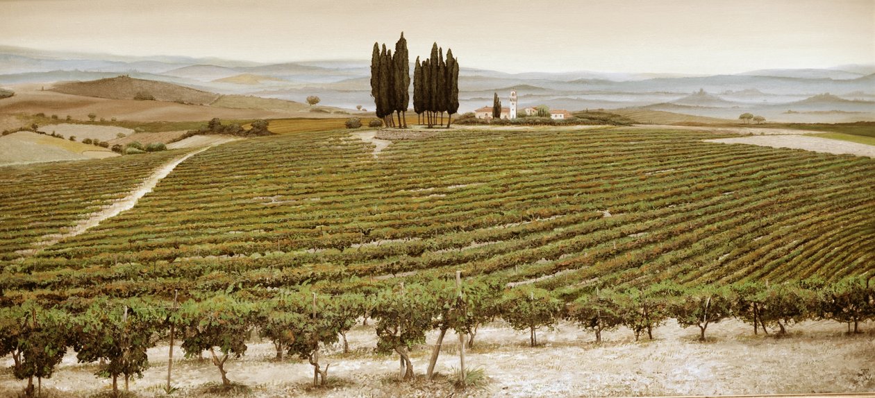 Tree Circle, Tuscany by Trevor Neal
