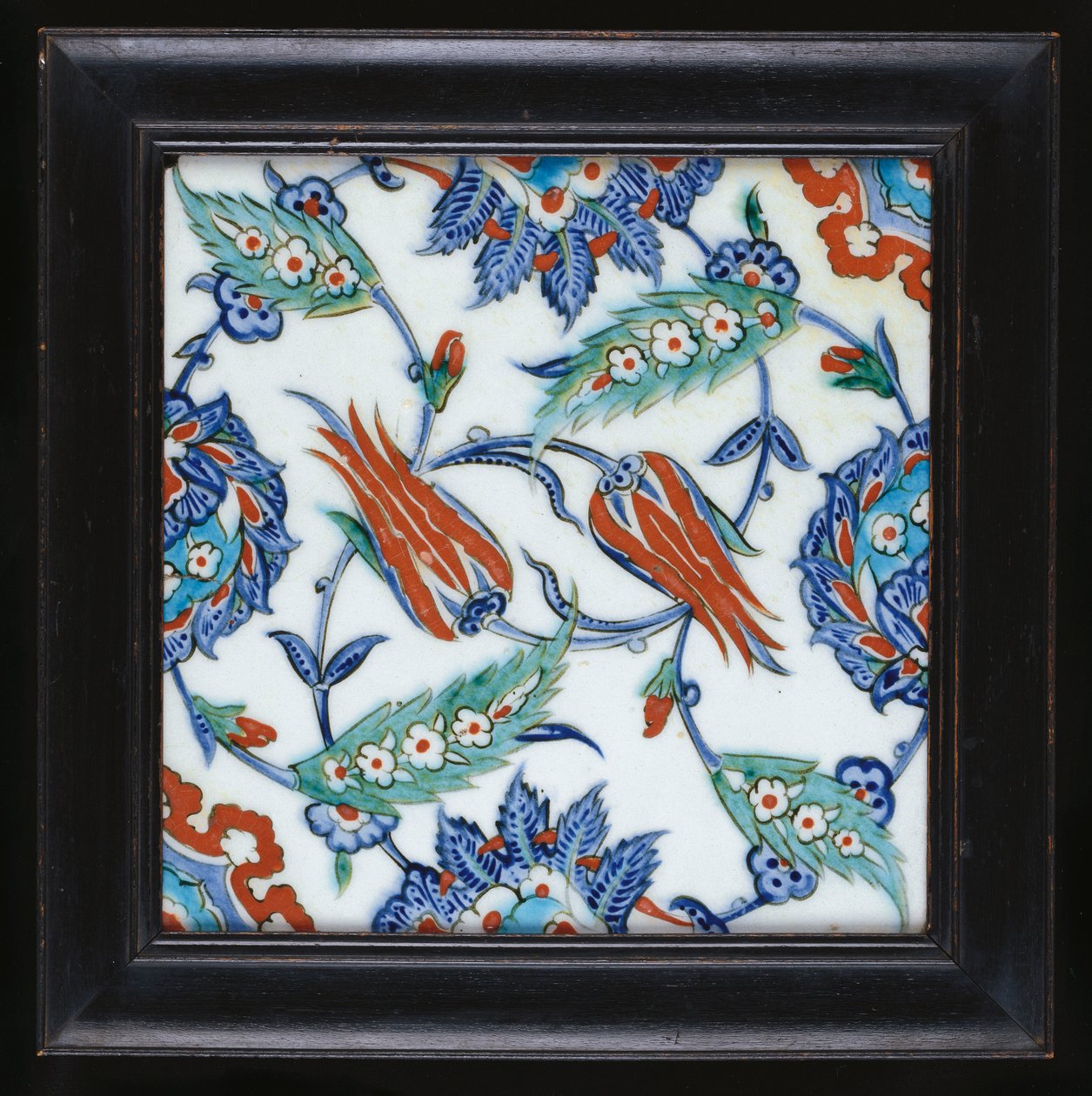 An Iznik pottery tile by Turkish School