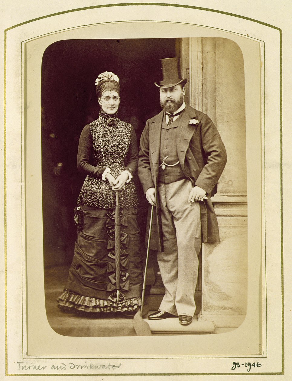 Portrait of King Edward VII and Queen Alexandra by Turner and Drinkwater