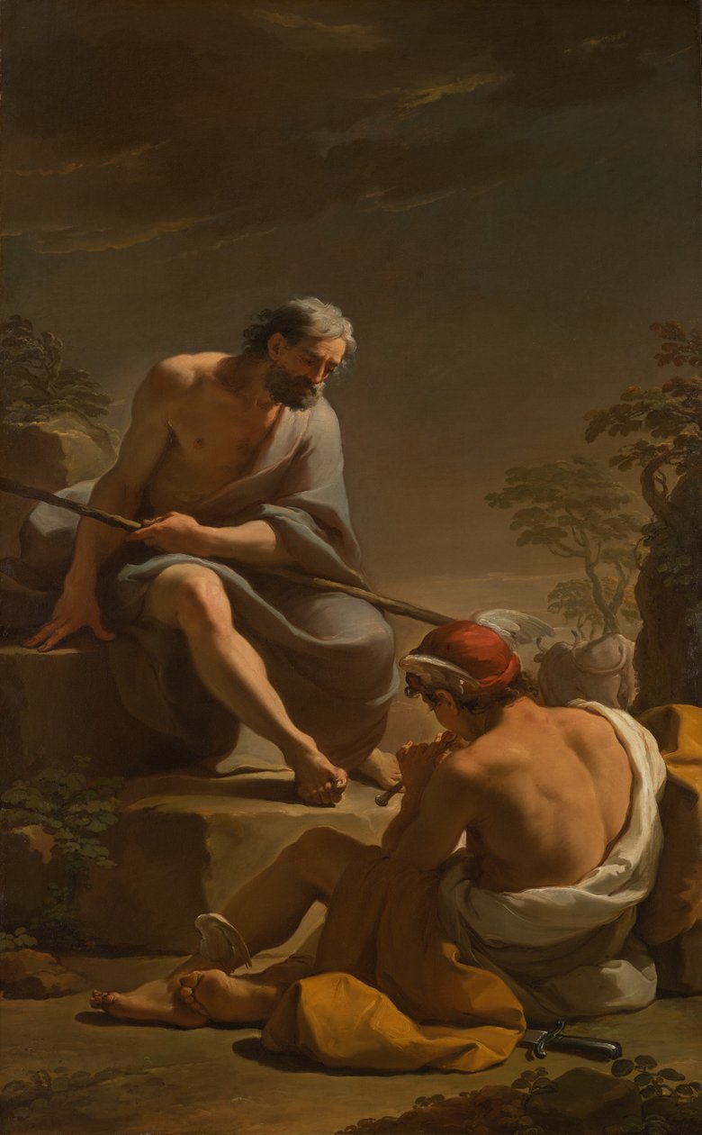 Mercury Lulling Argus to Sleep by Ubaldo Gandolfi