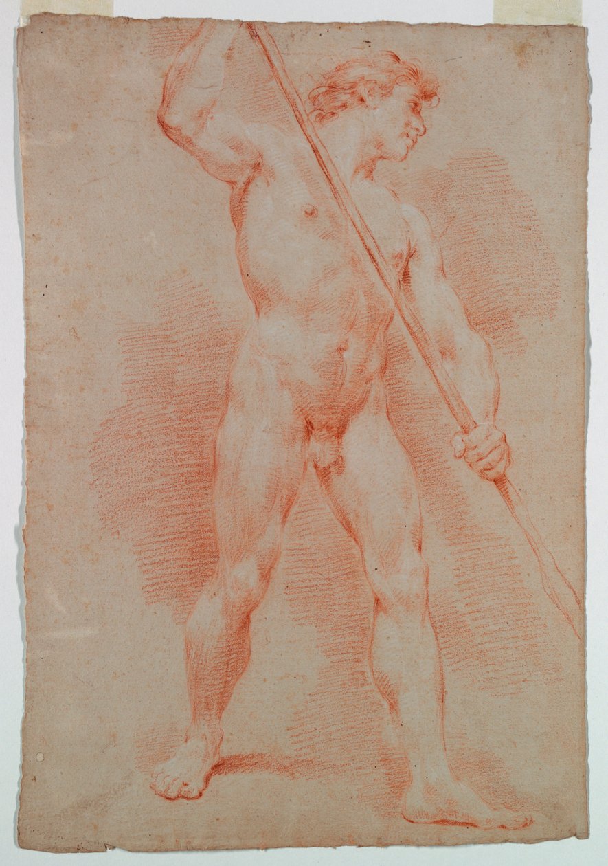 Study of a Nude by Ubaldo Gandolfi