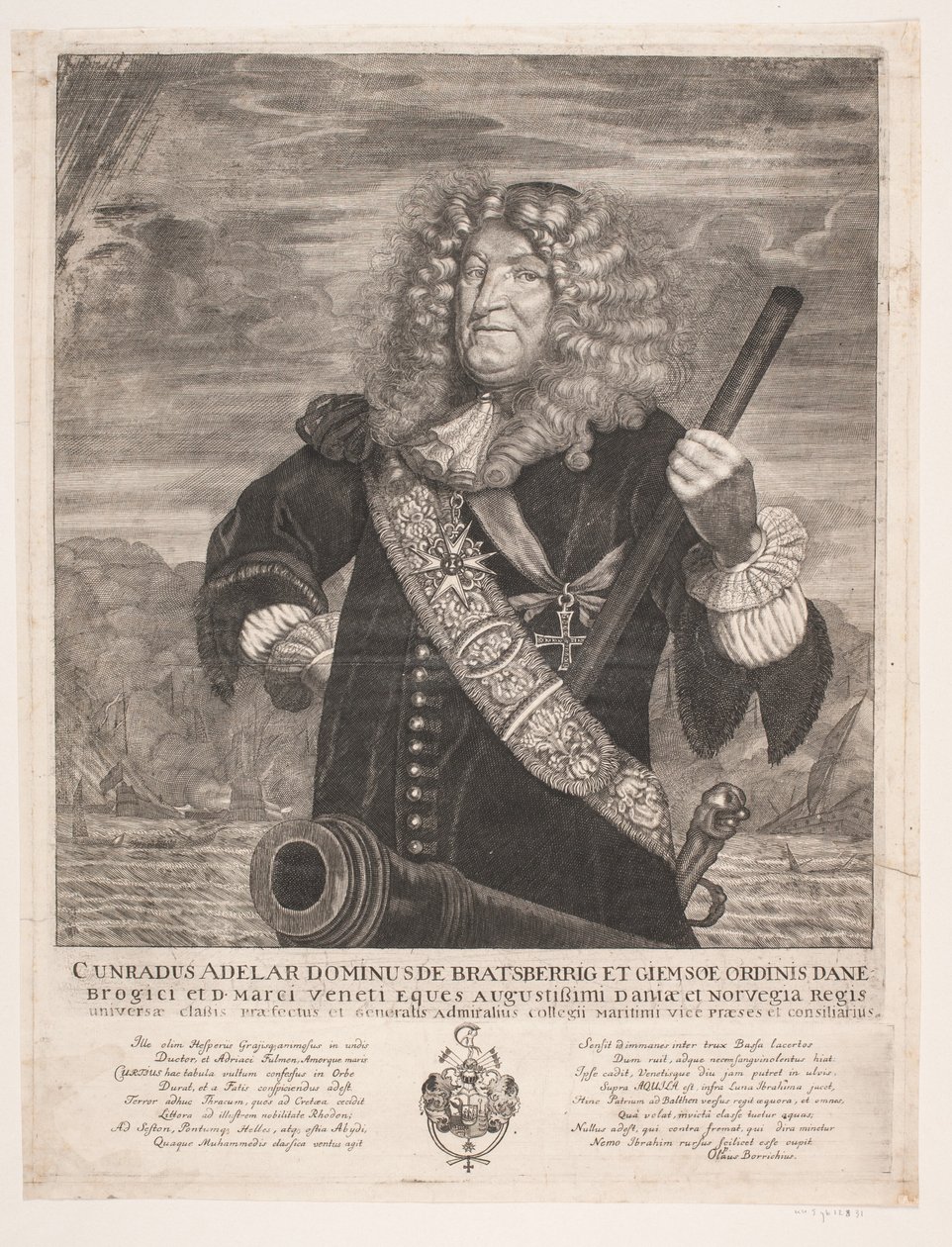 Admiral Cort Adeler by Ubekendt