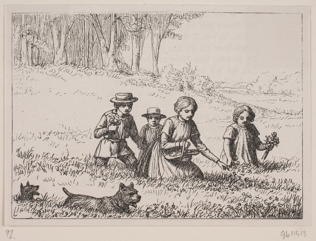 Illustration for "In the Meadow", Poem by Christian Richardt by Ubekendt