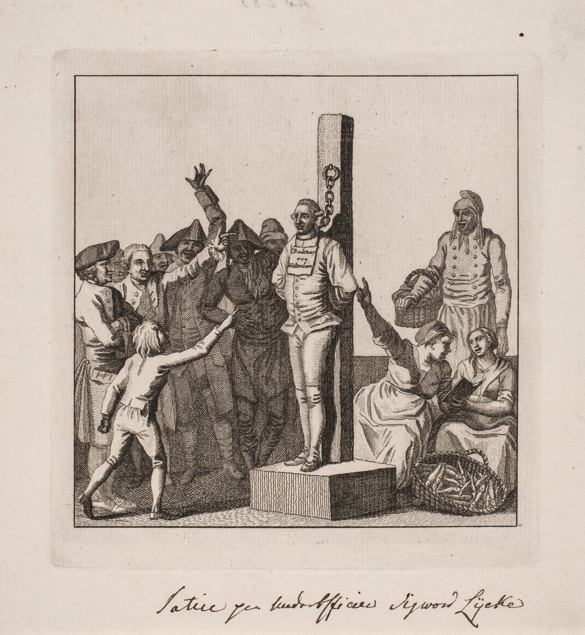 Satire on Non-Commissioned Officer Sigvard Lycke by Ubekendt