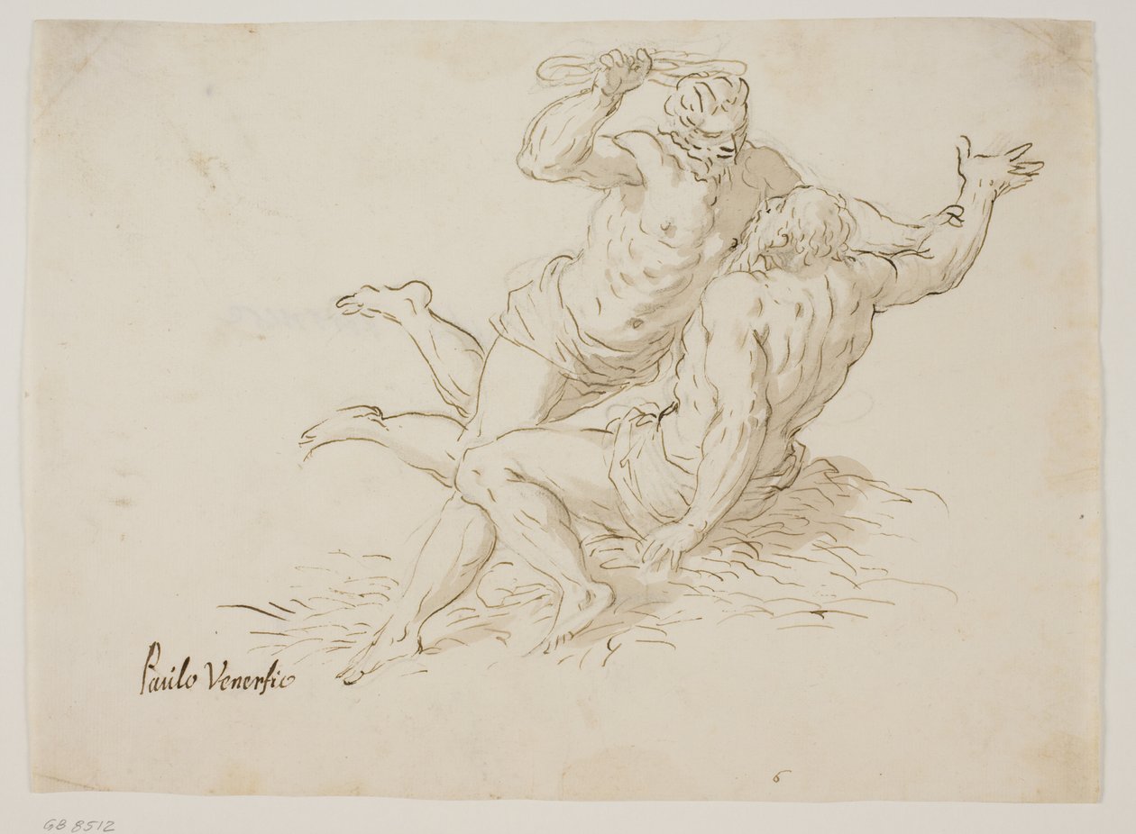 St Antony Abbot Attacked by a Demon by Ubekendt Ubekendt
