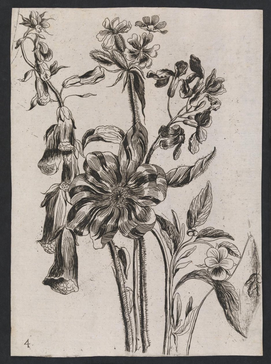 Flowers by Ubekendt hollandsk 1600 tallet