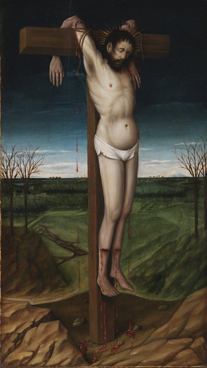 The Good Thief (Saint Dismas) by Ubekendt spansk mester