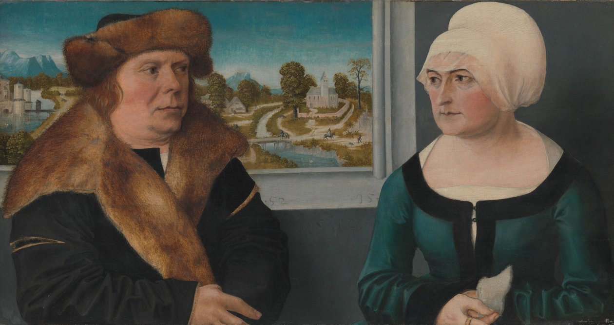 Portrait of a Man and His Wife, 1512 by Ulrich the Elder Apt