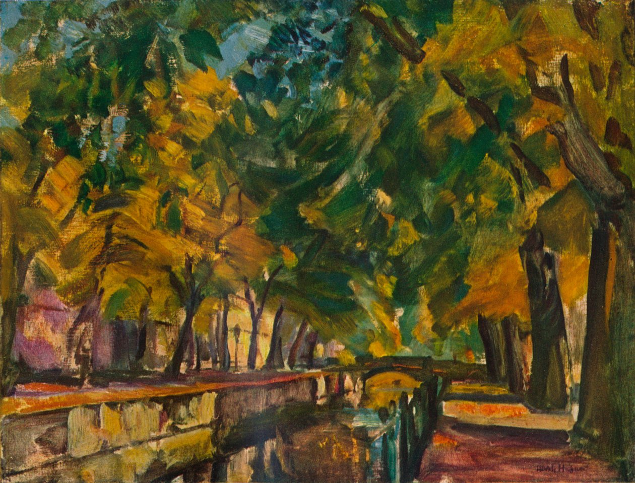 Canal at Potsdam by Ulrich Hubner