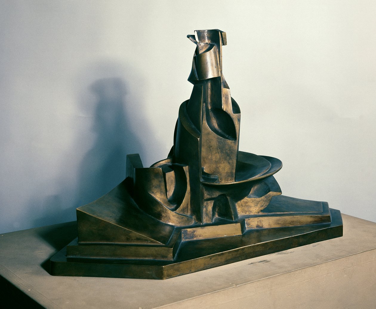 Development of a Bottle in Space (1912) by Umberto Boccioni