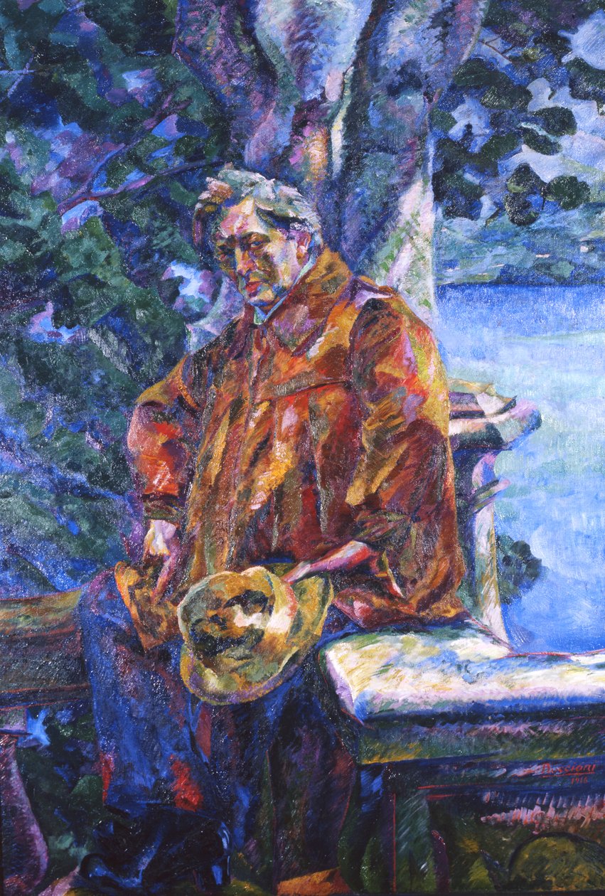Portrait of Ferruccio Busoni, 1916 by Umberto Boccioni