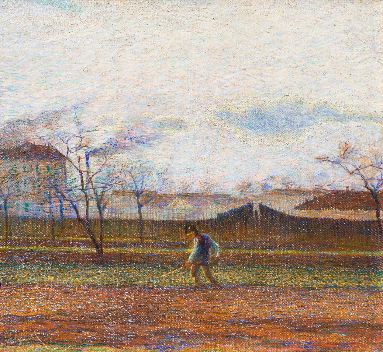 Peasant Working by Umberto Boccioni