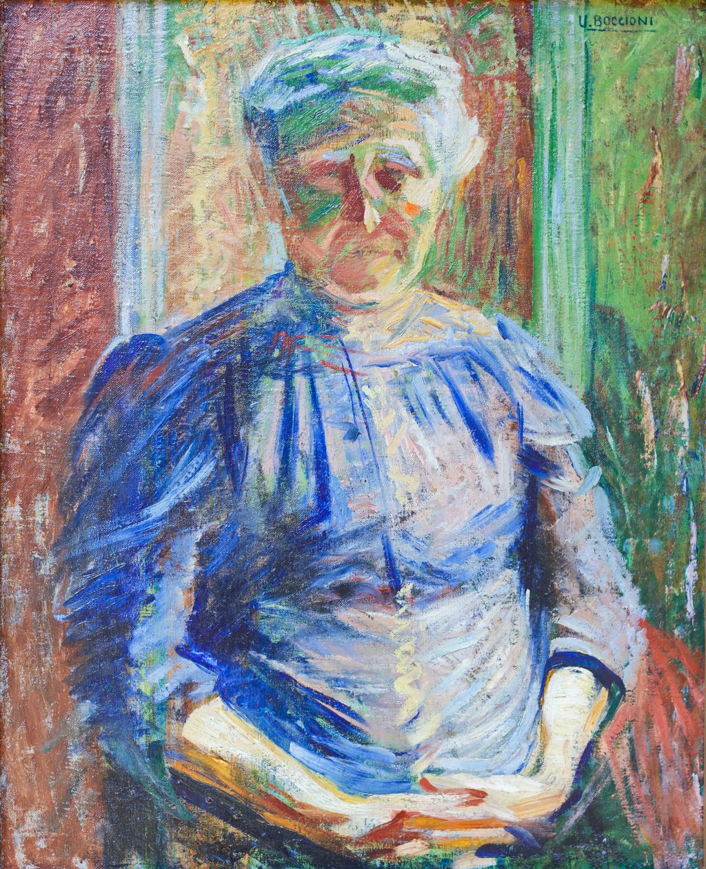 Portrait of the Mother by Umberto Boccioni