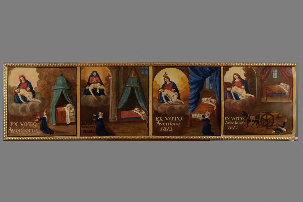 Ex-voto of the Chapel of Notre-Dame de Pitié by Unbekannt Unbekannt