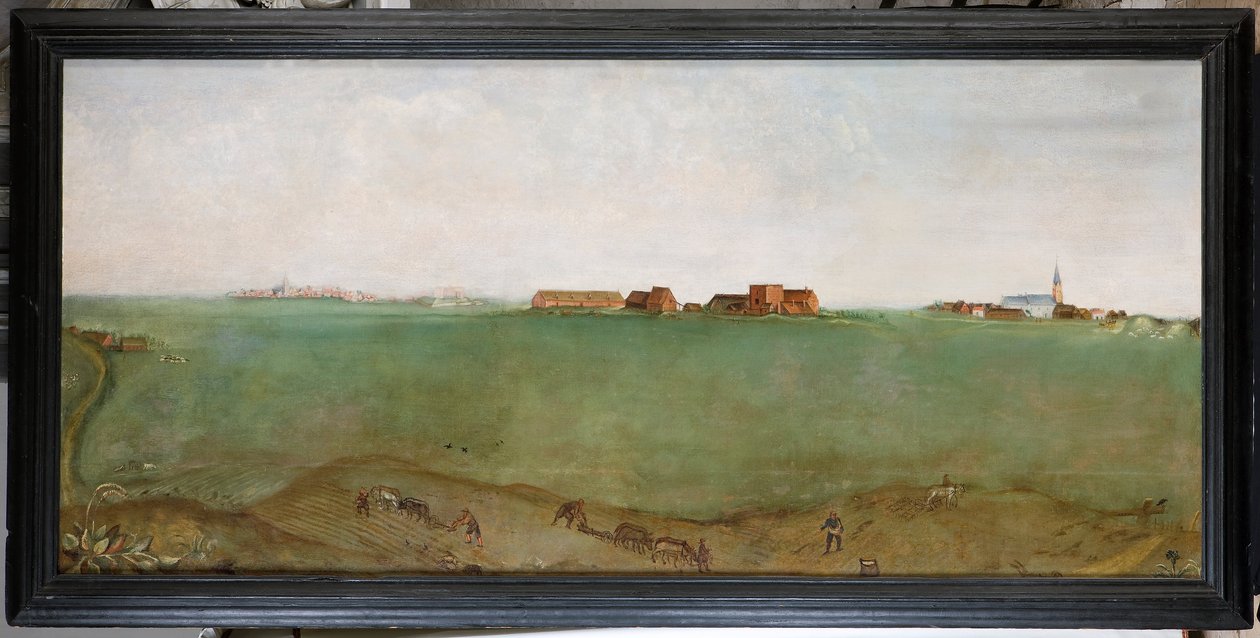 A View of Møgeltøder and Tønder in South Jutland by Unbekannt Unbekannt