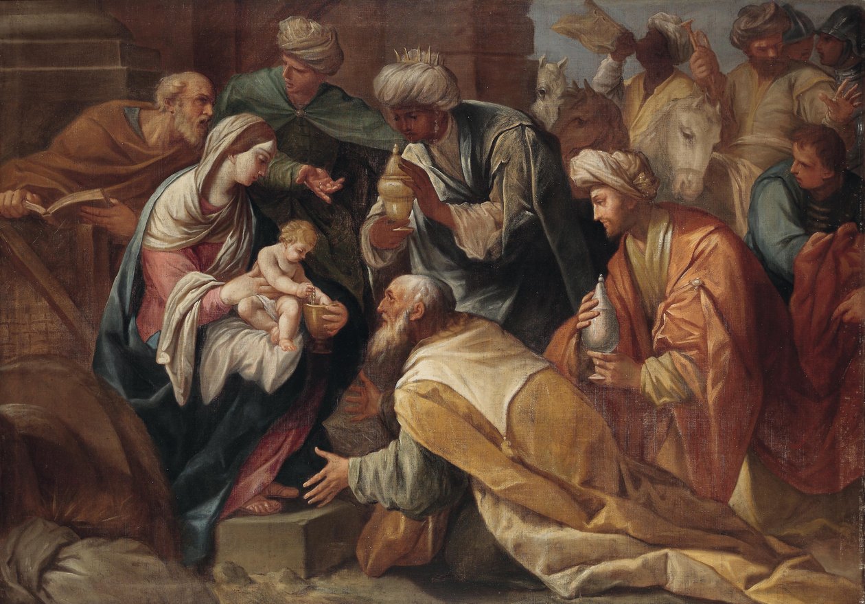 Adoration of the Magi by Unbekannt Unbekannt