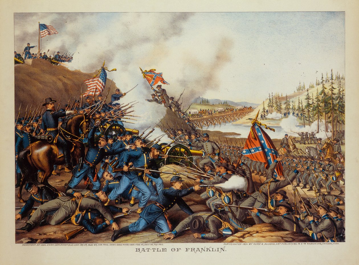 Battle of Franklin by Unbekannt Unbekannt