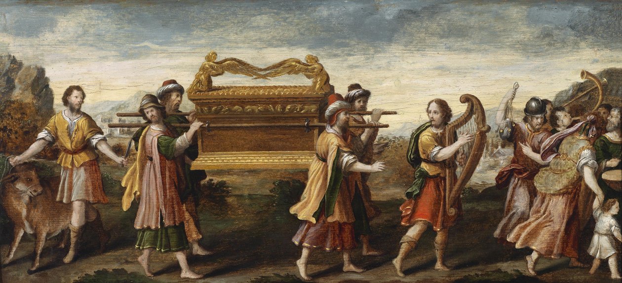 The Transfer of the Ark of the Covenant by the Singing and Dancing David by Unbekannt Unbekannt