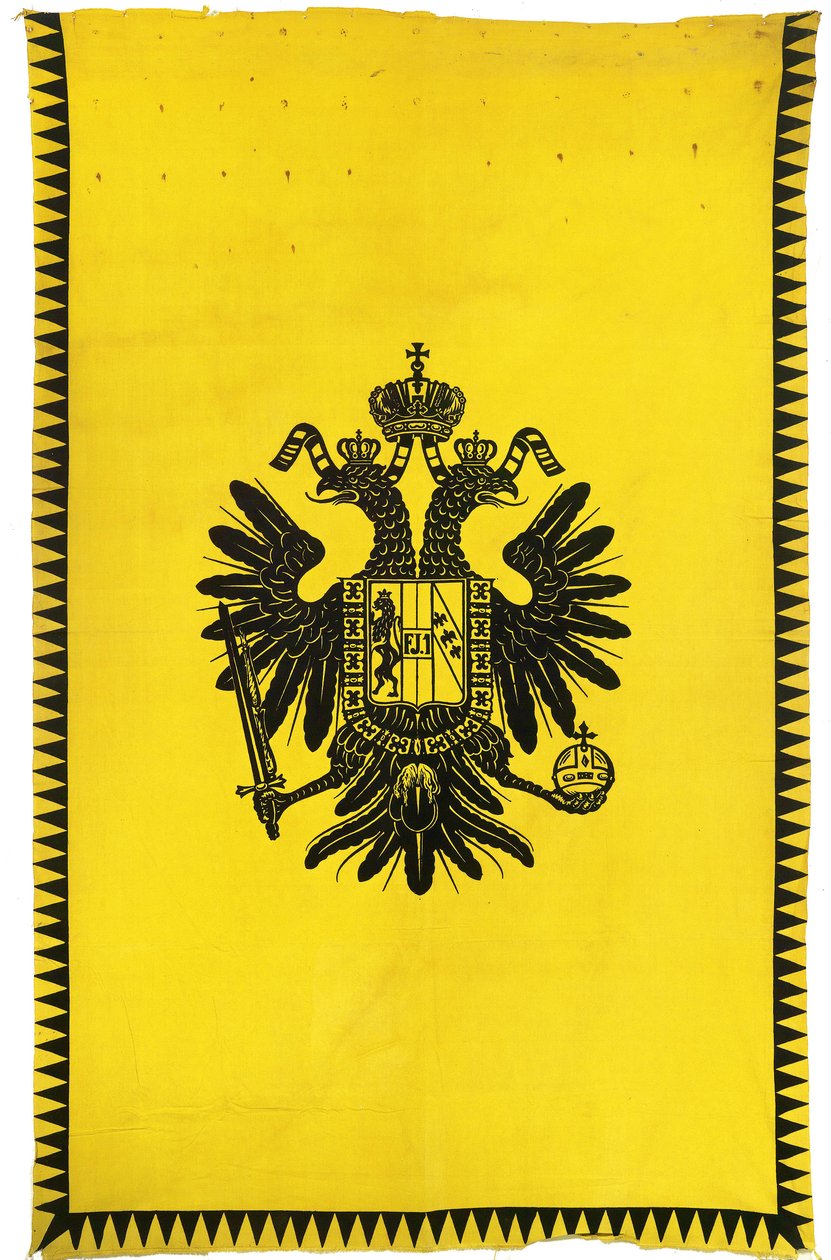 Flag of the Austrian Empire by Unbekannt Unbekannt