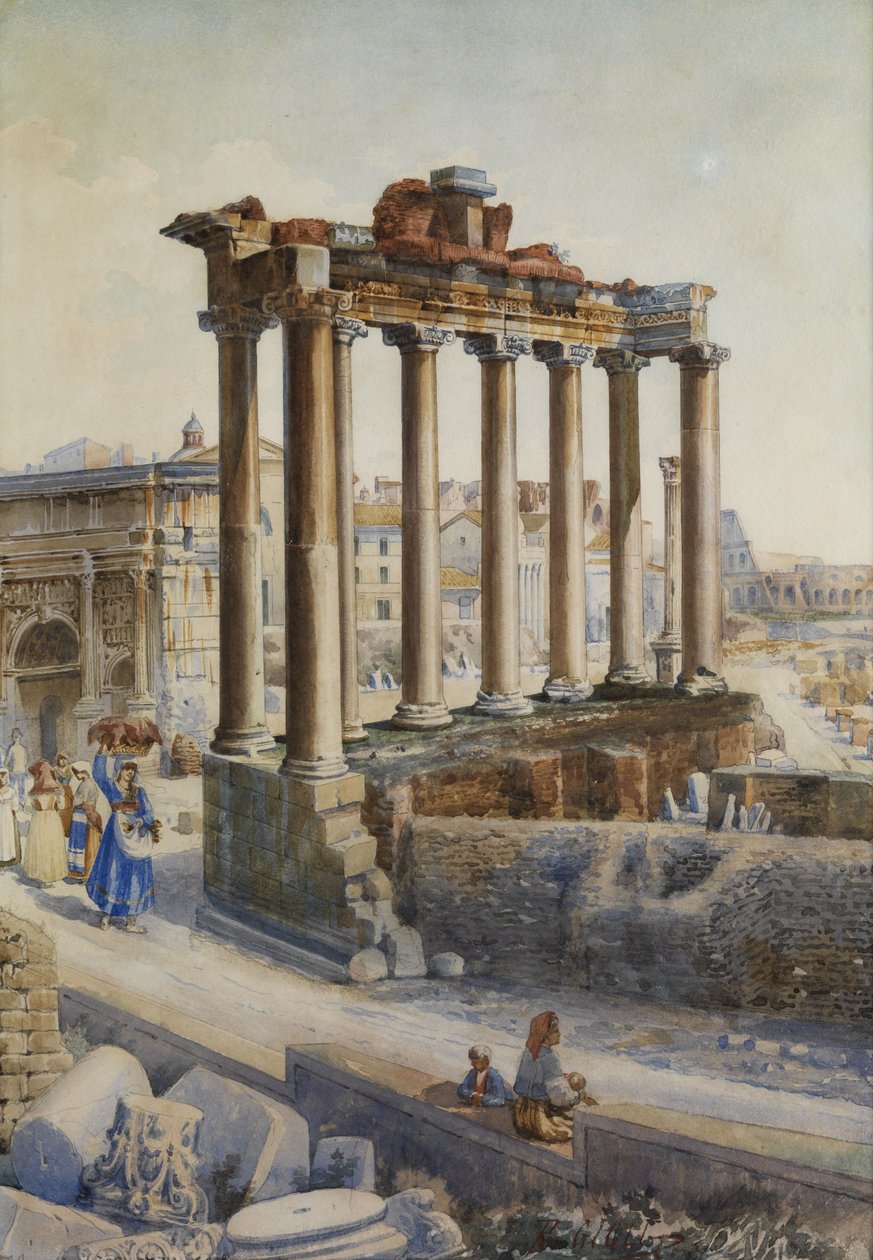 Roman Forum by Unbekannt Unbekannt