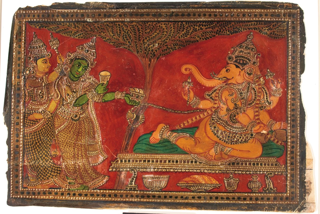 Ganesha and Two Attendants by Unbekannt Unbekannt
