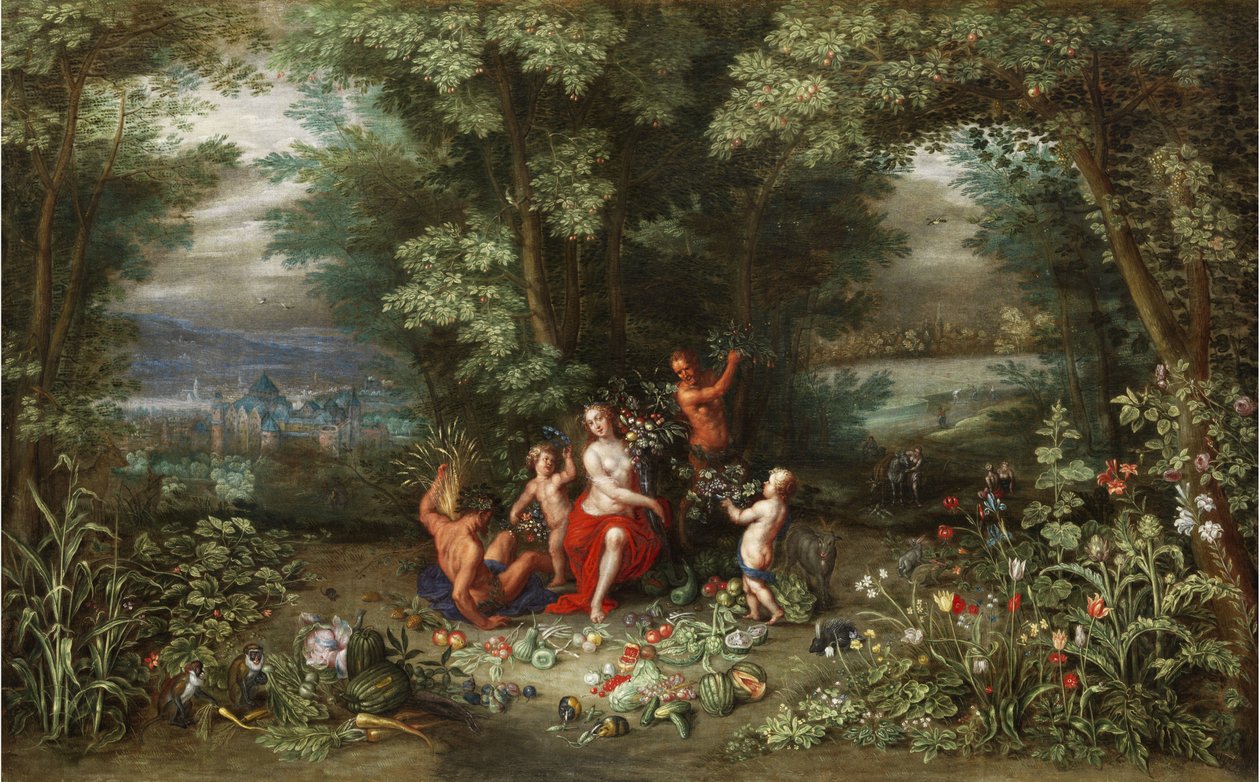 Allegory of the Seasons by Unbekannt Unbekannt