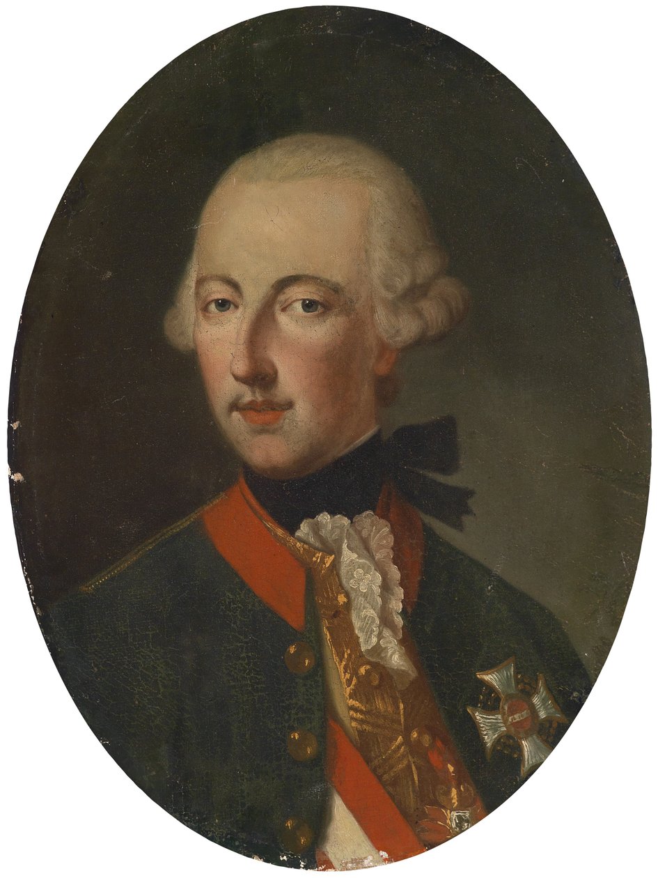 Emperor Joseph II in Uniform with Decorations by Unbekannt Unbekannt