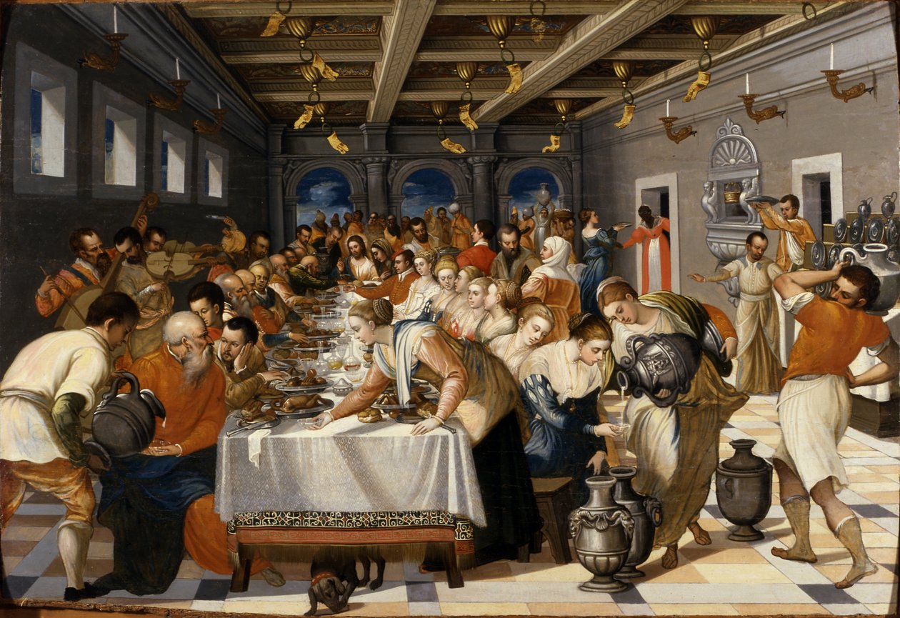 The Wedding at Cana by Unbekannt Unbekannt