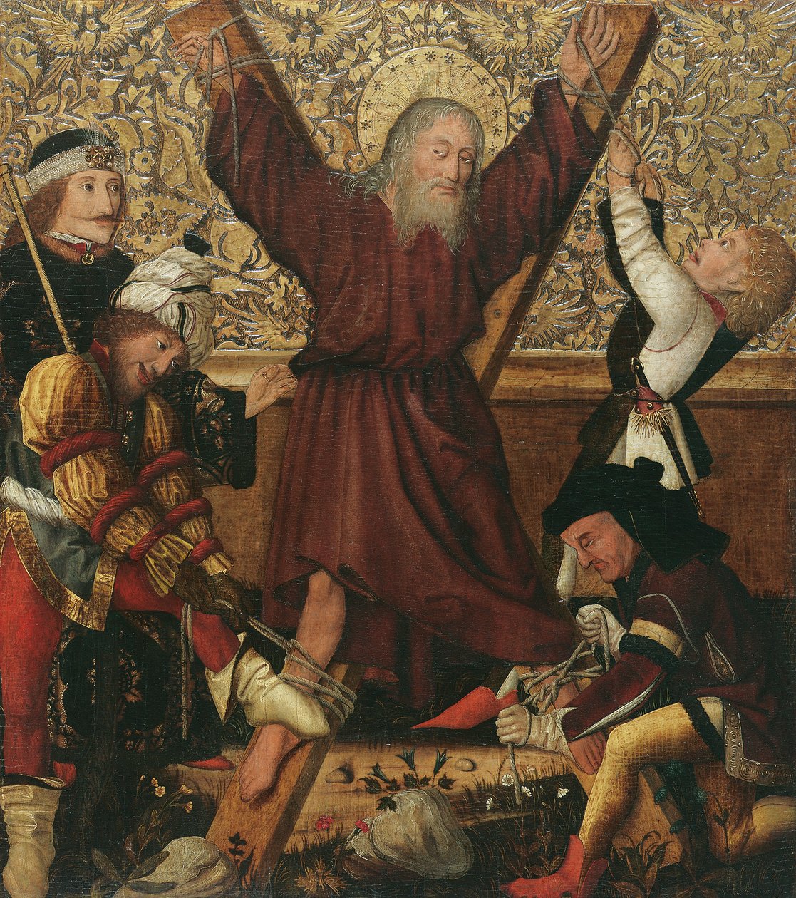 Martyrdom of Saint Andrew by Unbekannt Unbekannt