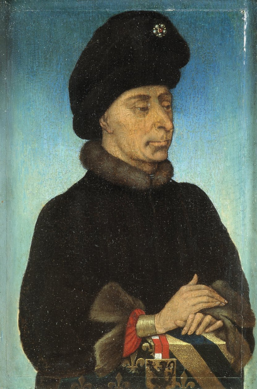 Portrait of John the Fearless, Duke of Burgundy by Unbekannt Unbekannt