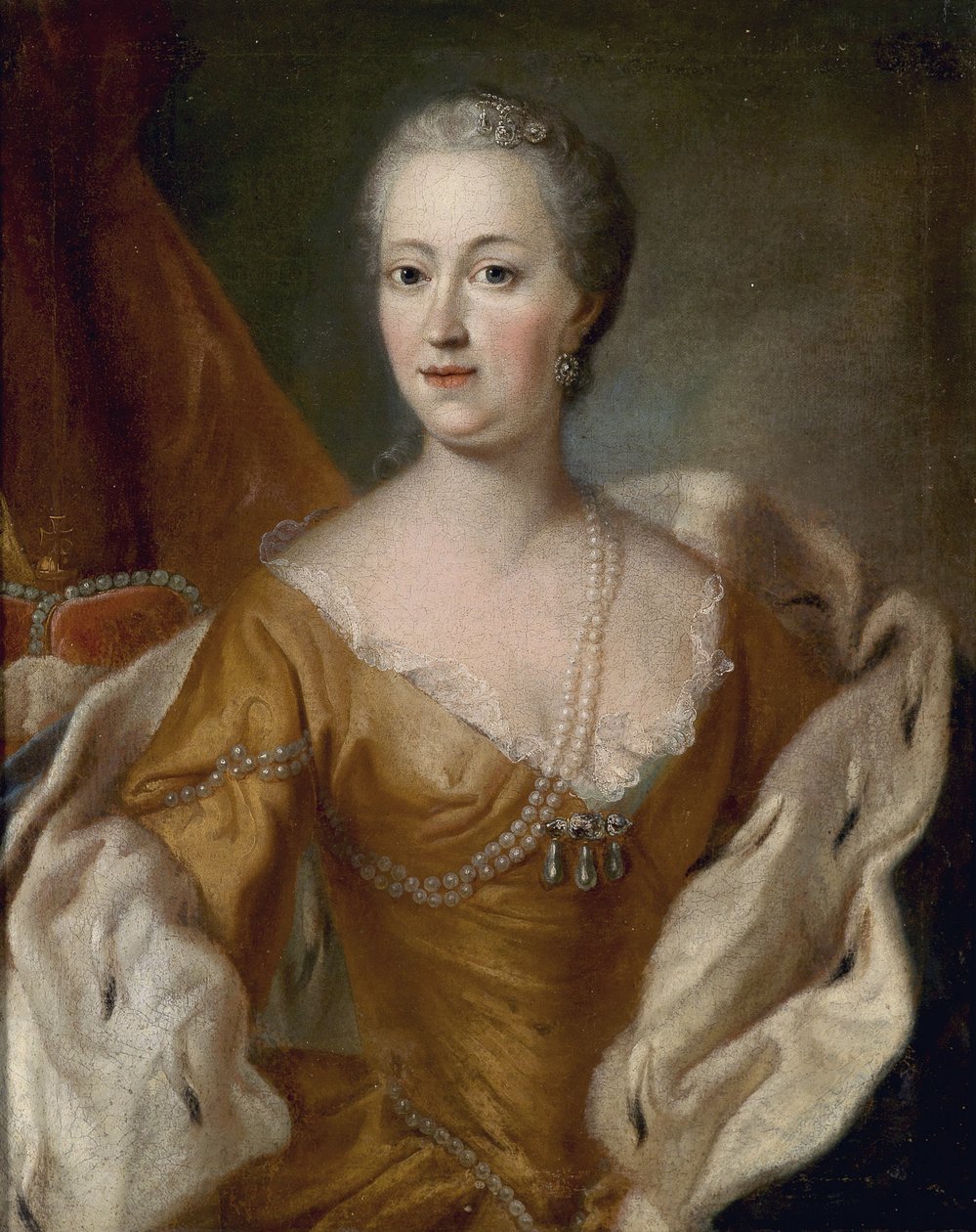 Portrait of Maria Theresa (1717-1780) by Unbekannt Unbekannt