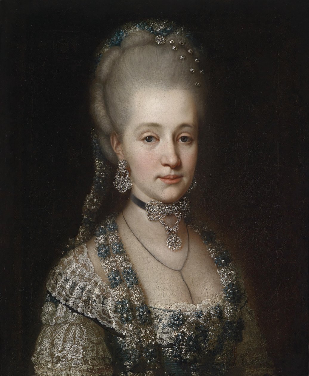 Portrait of an Archduchess by Unbekannt Unbekannt