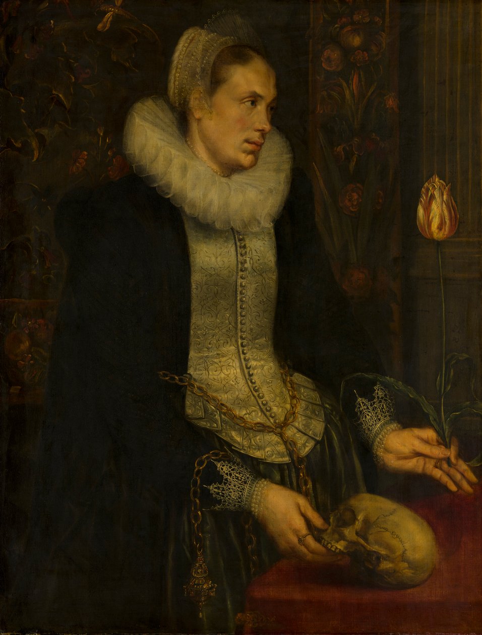 Portrait of a Lady by Unbekannt Unbekannt