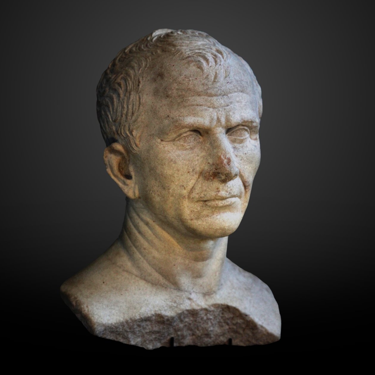 Presumed Bust of Caesar (RHO.2007.05.1939) Photographed in Geneva During the Temporary Exhibition Caesar and the Rhone by Unbekannt Unbekannt