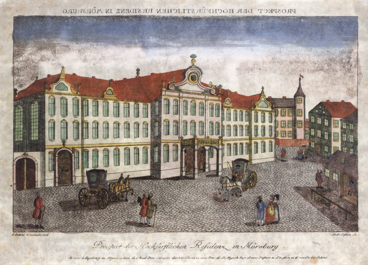 Prospect of the High Princely Residence in Mörsburg by Unbekannt Unbekannt