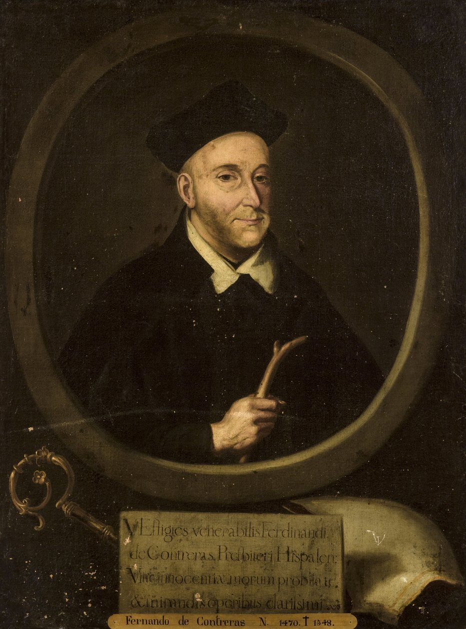 Portrait of the Venerable Father Fernando Contreras by Unbekannt Unbekannt