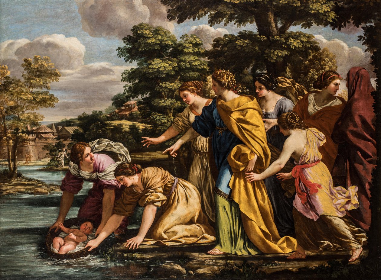 Finding of Moses by Unbekannt Unbekannt