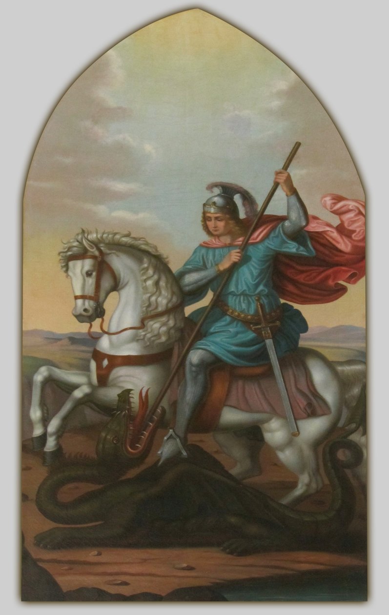 Saint George and the Dragon by Unbekannt Unbekannt