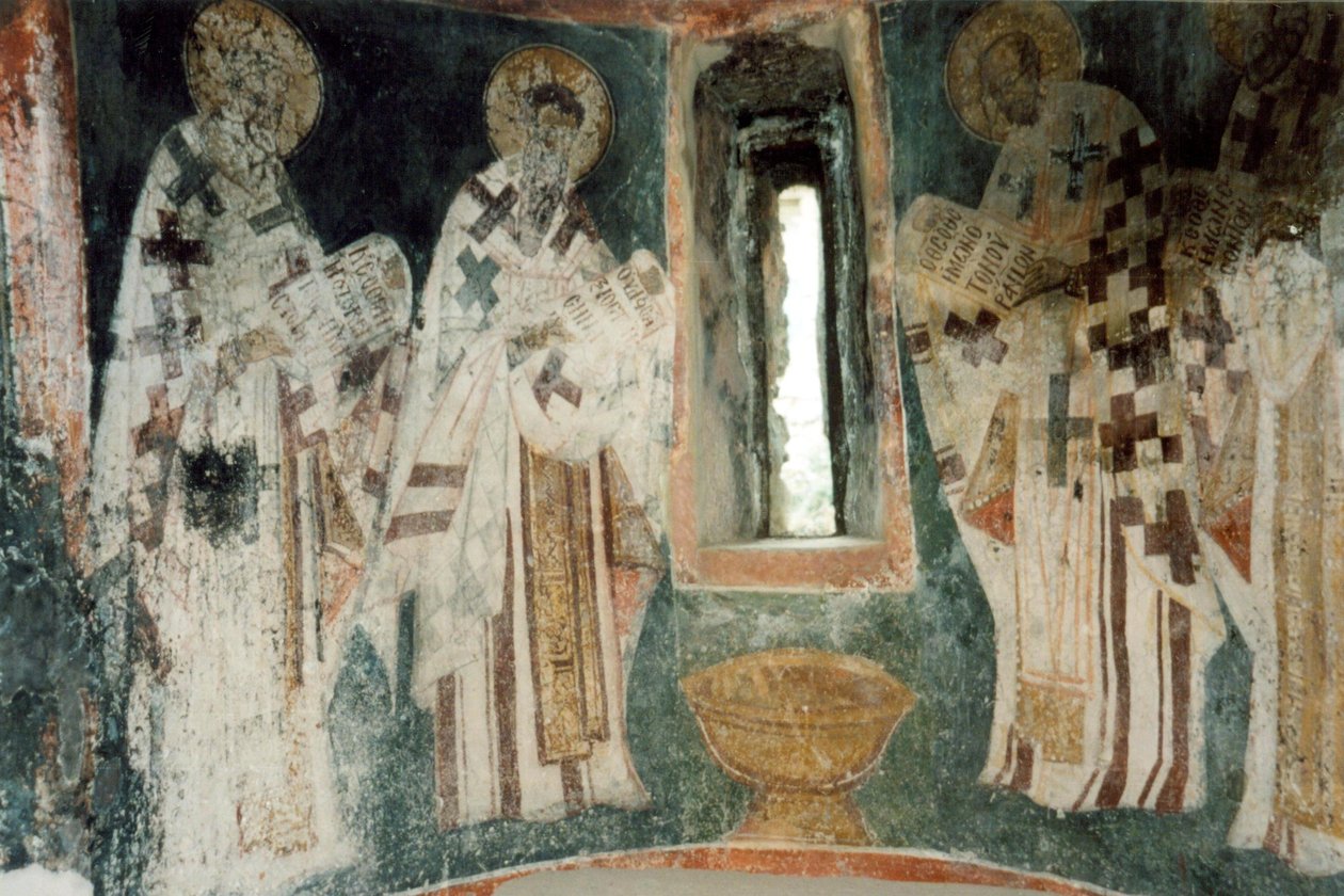 Saint Nicholas Bolnichki Church Fresco by Unbekannt Unbekannt