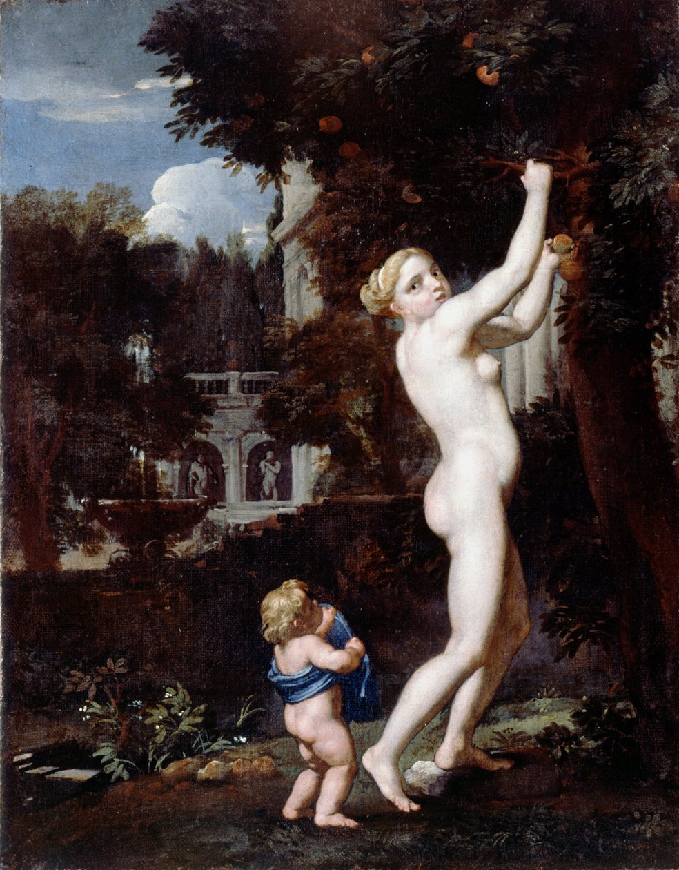 Venus Gathering Apples by Unbekannt Unbekannt