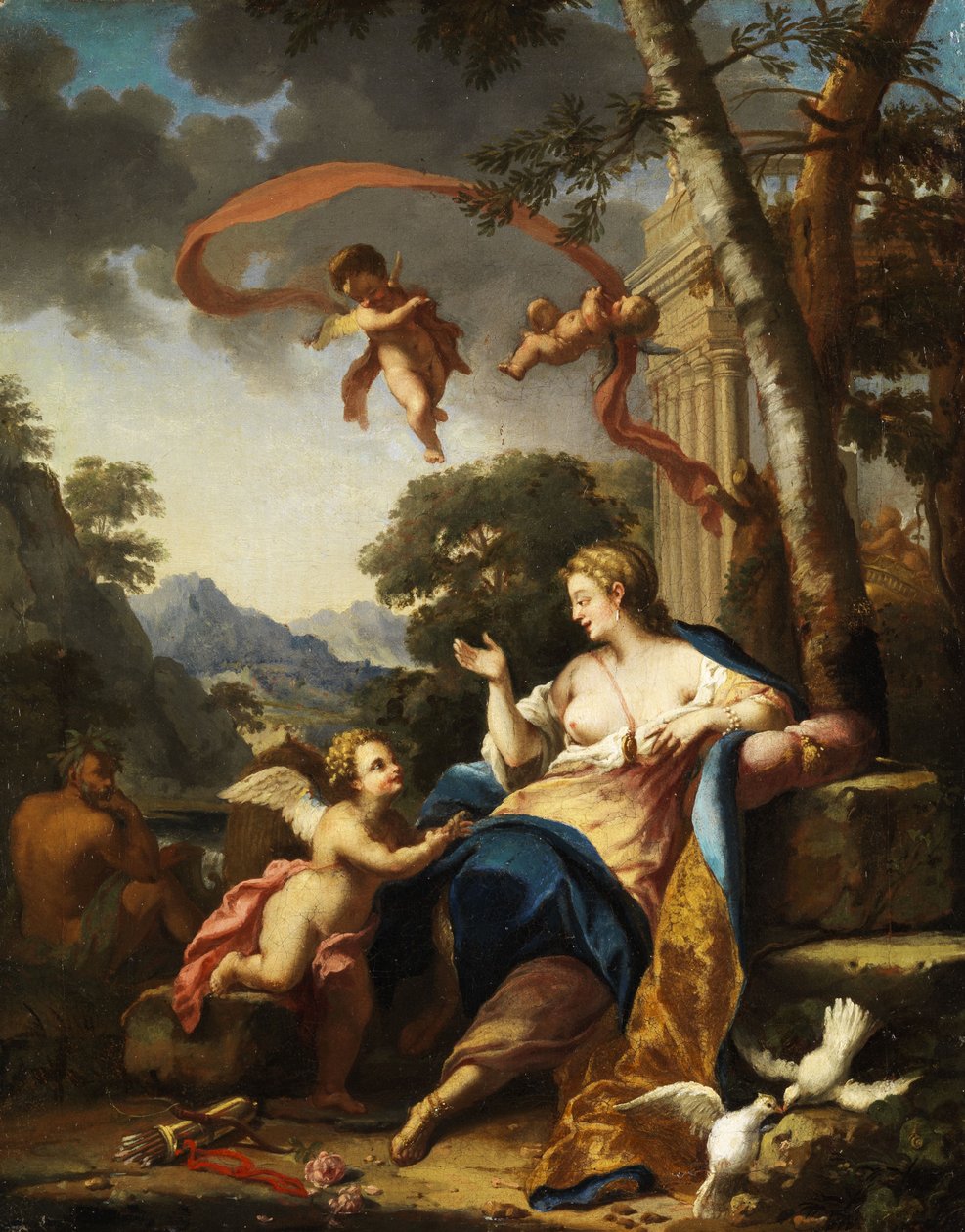 Venus and Cupid by Unbekannt Unbekannt