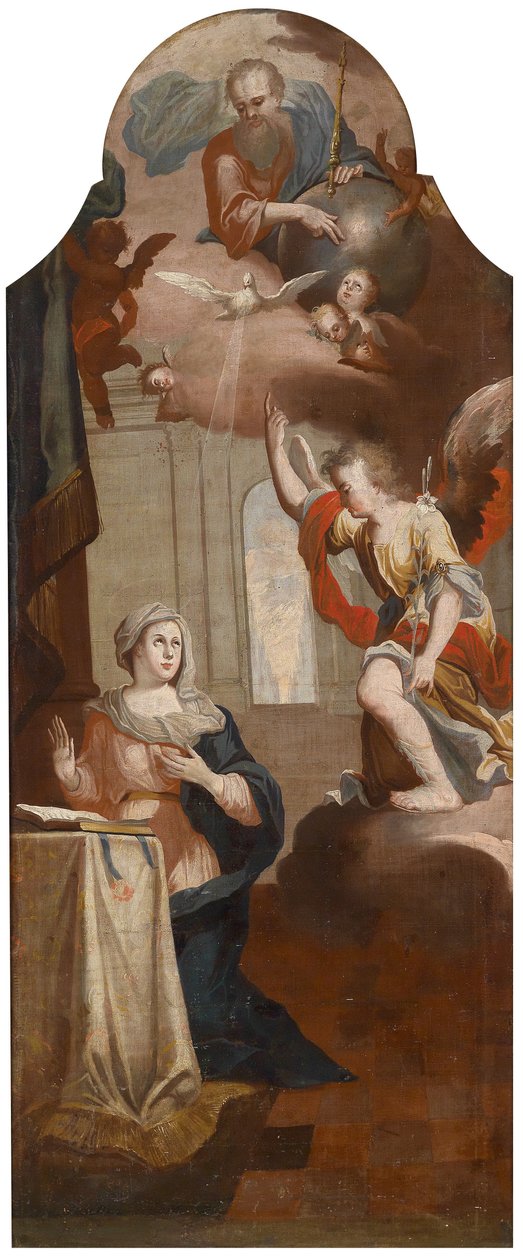 Annunciation by Unbekannt Unbekannt
