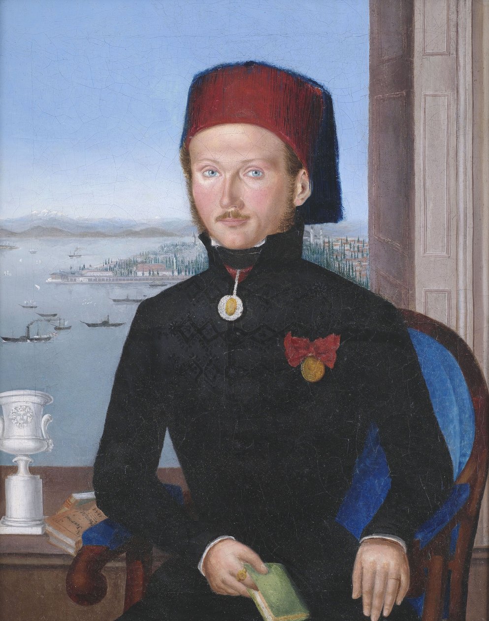 Portrait of a Traveler in Turkish Costume by Unbekannt Unbekannt